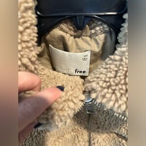 Aritizia Wilfred Free mock neck Teddy Jacket
